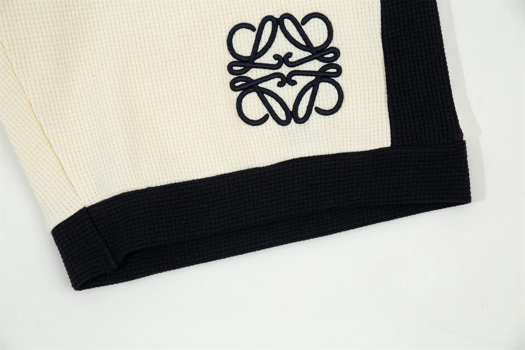 Z919  LOEWE夏季新款 2023專櫃定制華夫格純棉面料