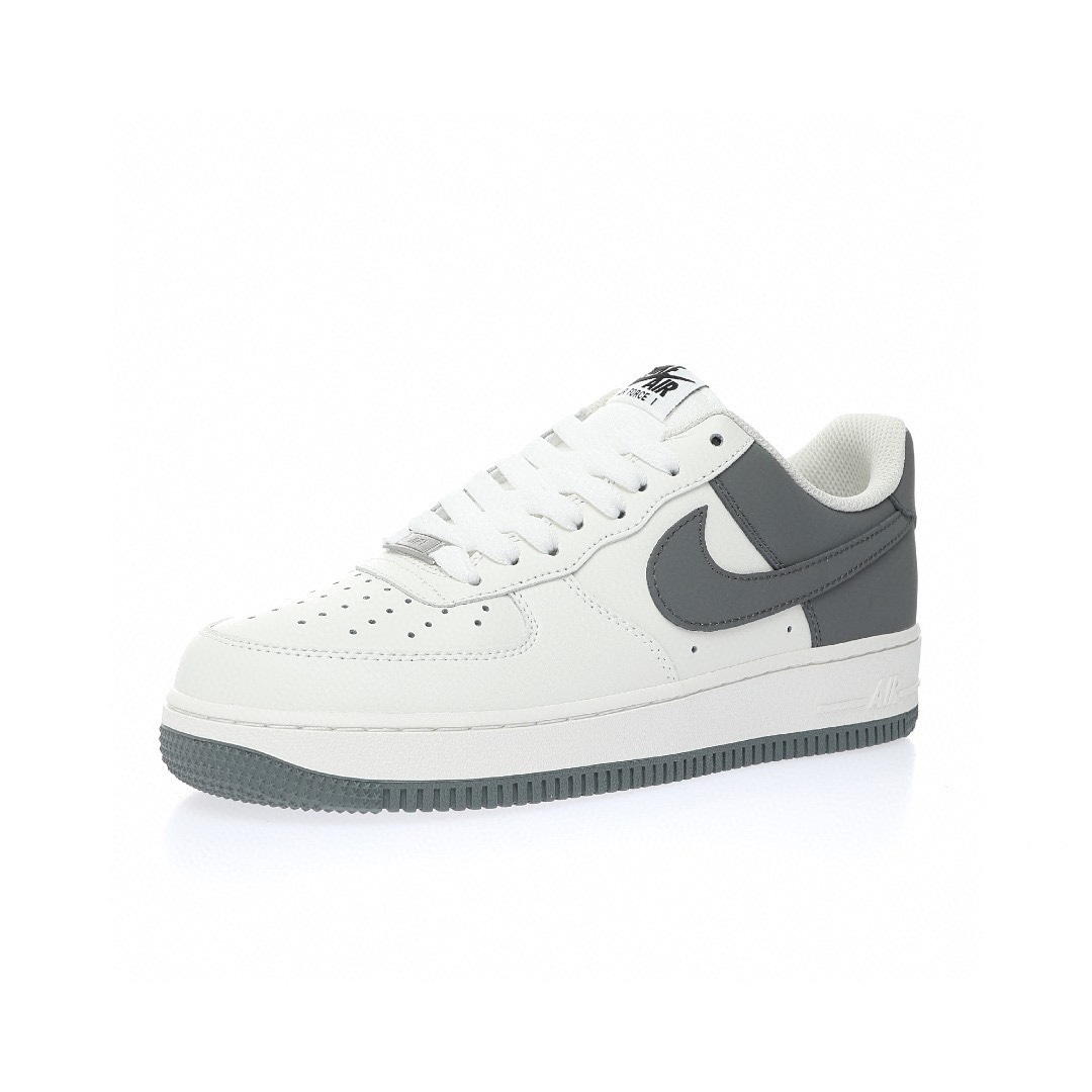 Nike Air Force 1 “皮革拼接米白奶奶灰”