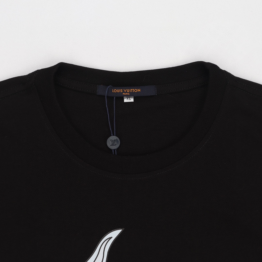 Louis Vuitton / LV路易威登卡通兔八哥印花字母T恤短袖