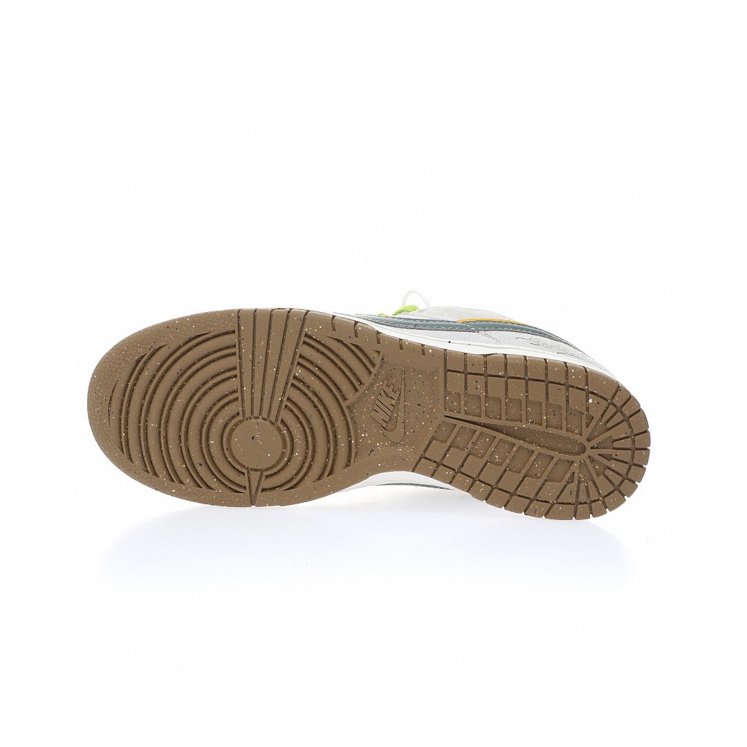 Dunk Low “麂皮淺灰黃雙鉤”