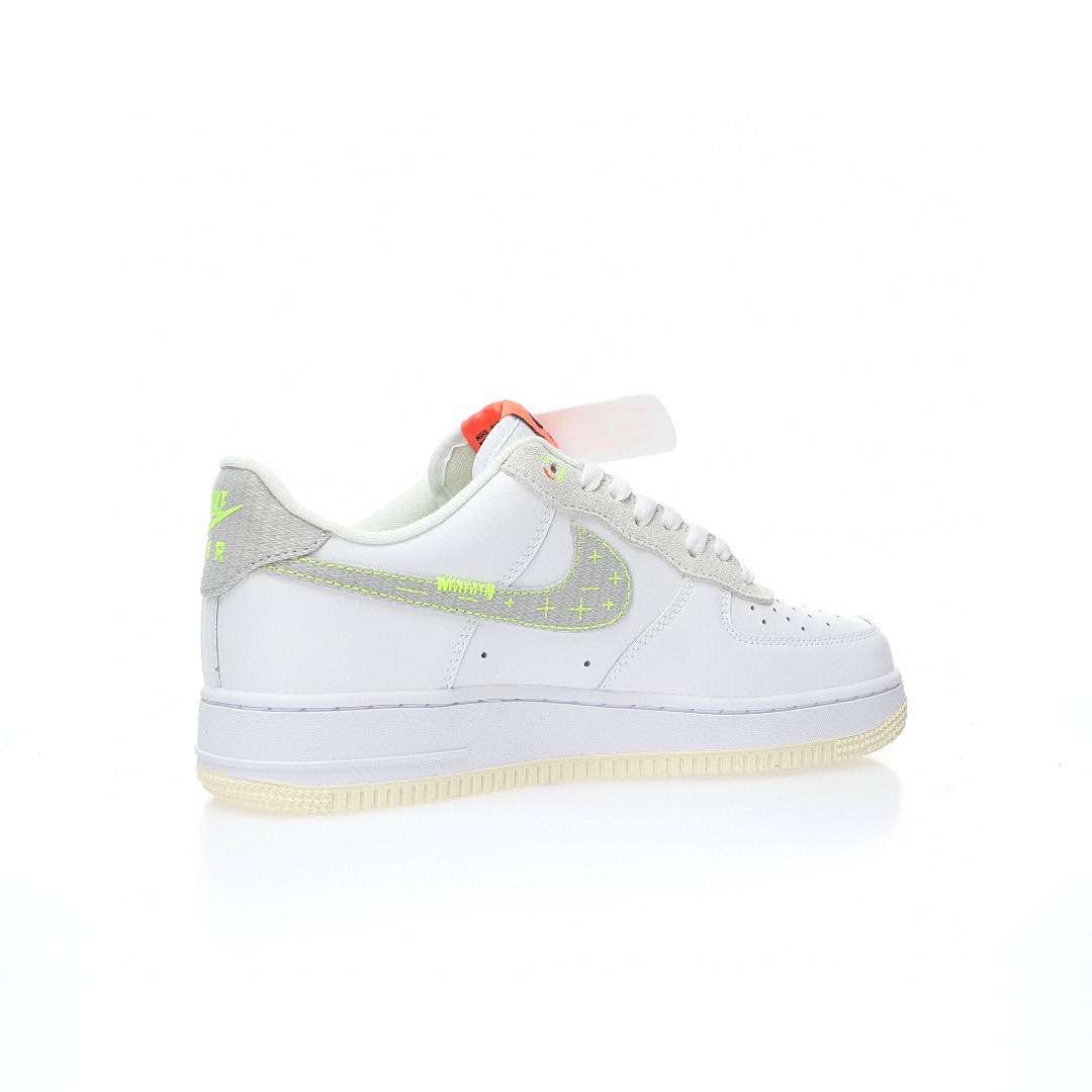 Nike Air Force 1 白灰雪中花語粉嫩
