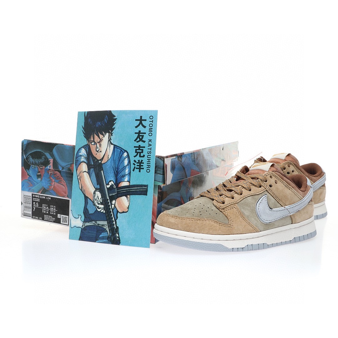 Dunk Low “麂皮摩卡棕狼灰銀”