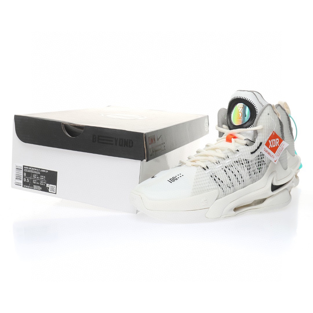 G.T. Jump EP"Summit White Sail"超跑級GT跳躍系列高幫休閒運動籃球鞋「帆白深灰黑橙」