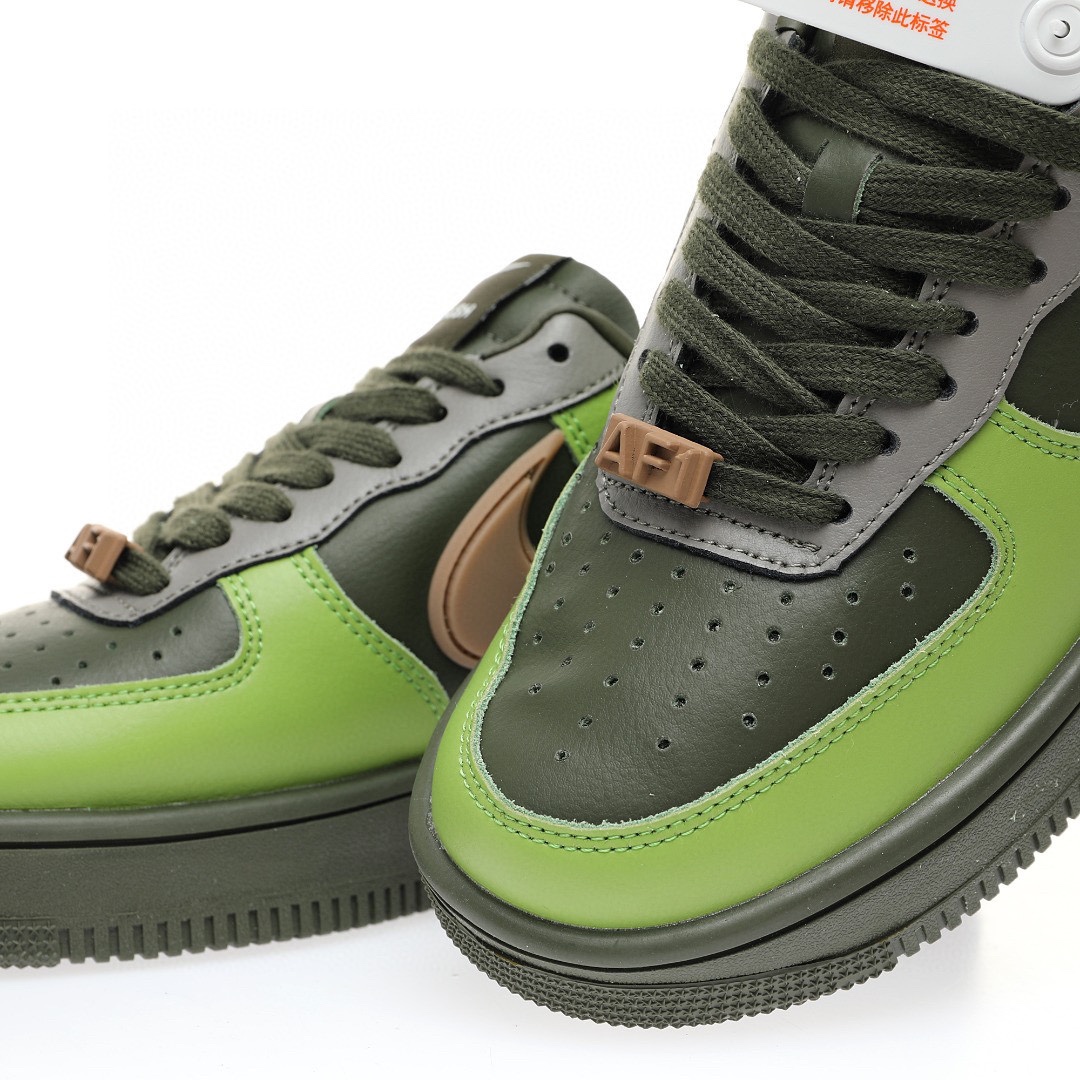 Nike Air Force 1 “聯名牛油果綠軍綠棕大鉤”