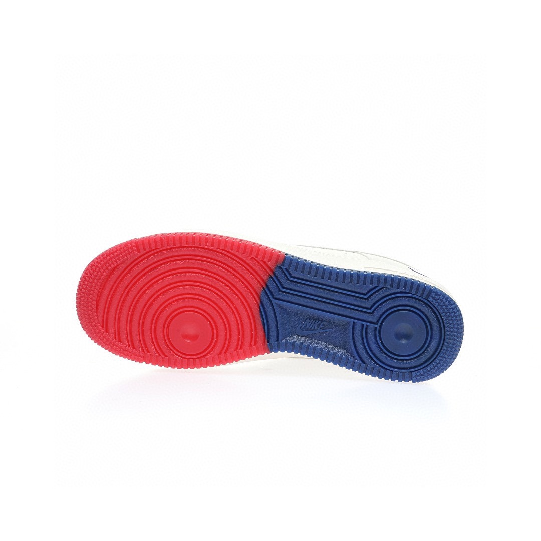 Nike Air Force 1 「76人米白深藍紅迷你雙鈎子」