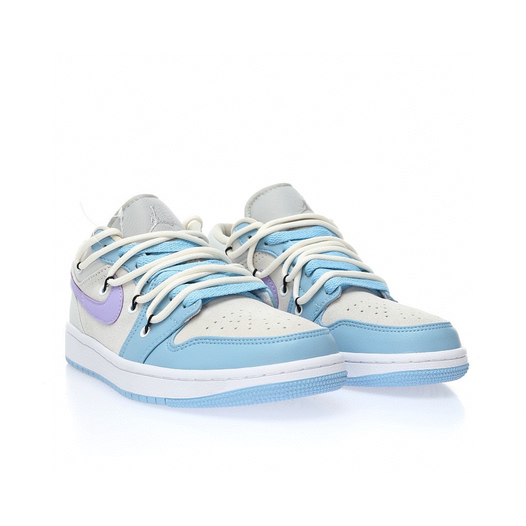 Air Jordan 1 大學藍淺灰綁繩