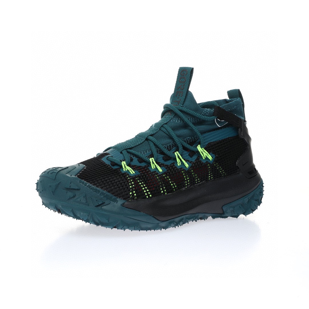 NIKE ACG Mountain Fly GTX SE Mid"Black/Volt"ACG山脈2代系列中幫戶外登山越跑徒步休閒運動鞋「網布黑石綠螢光綠」