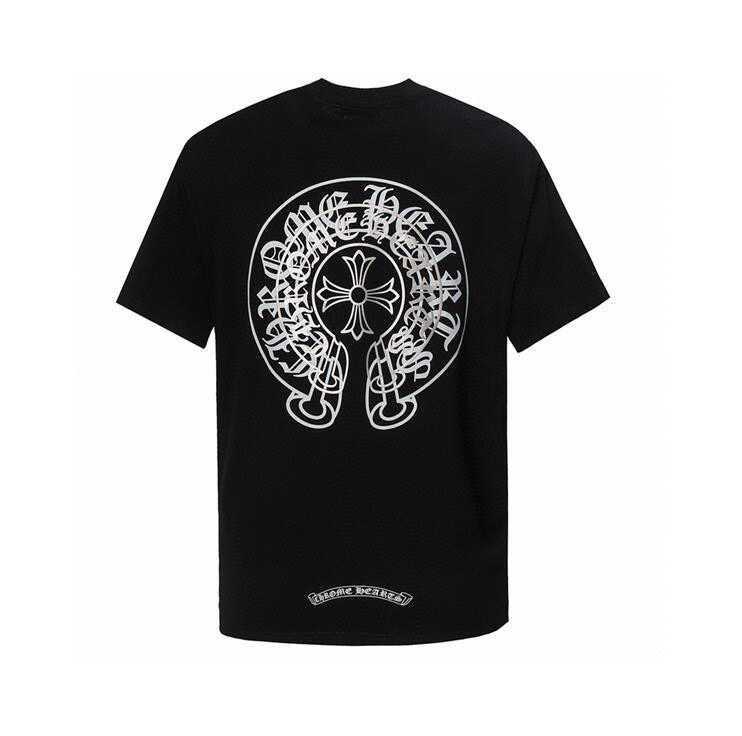 Chrome Hearts 克羅心重影硅膠印花短袖