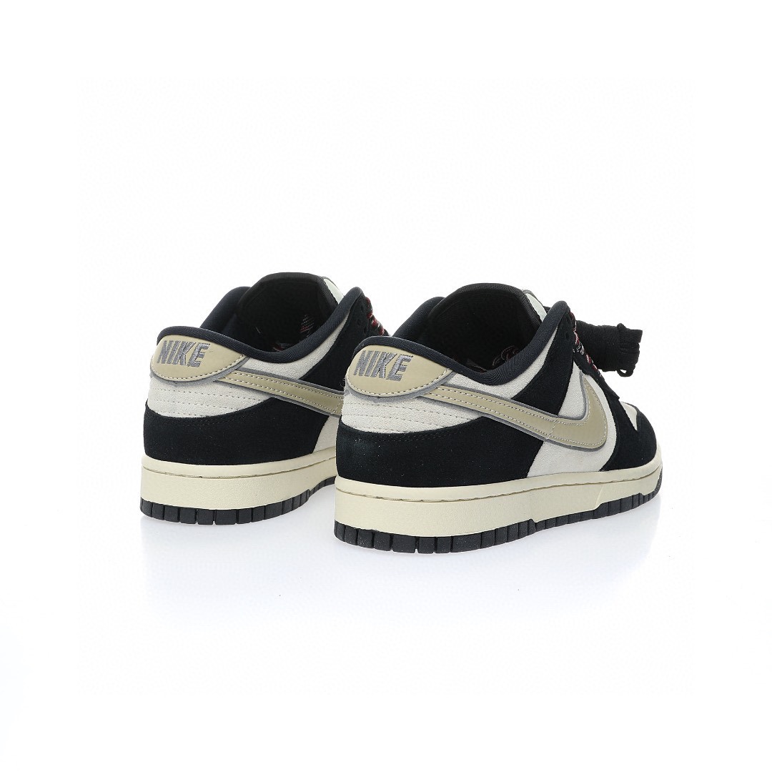 Dunk Low “翻毛黑骨白”