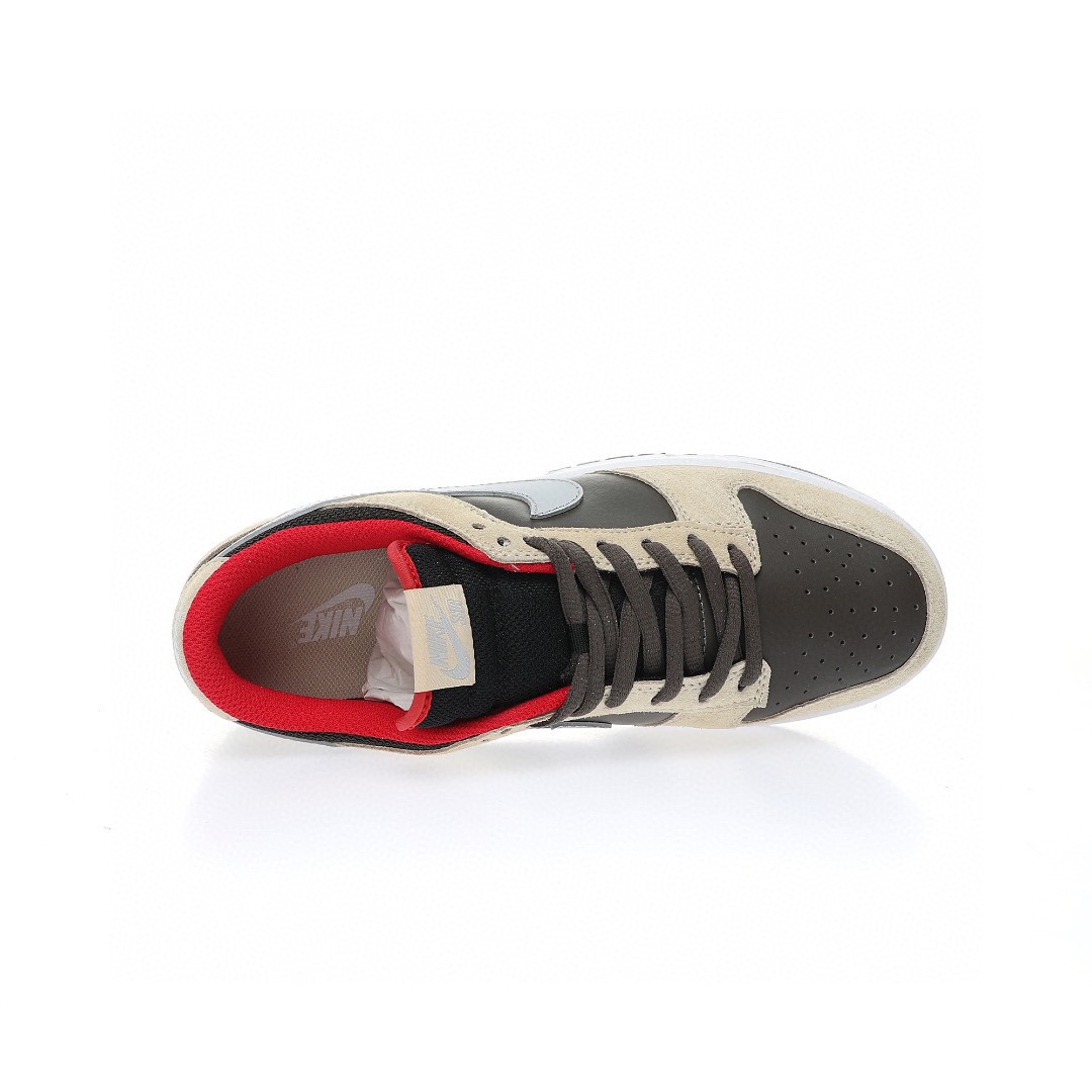 Dunk Low “亞麻黃暗棕巧克力”