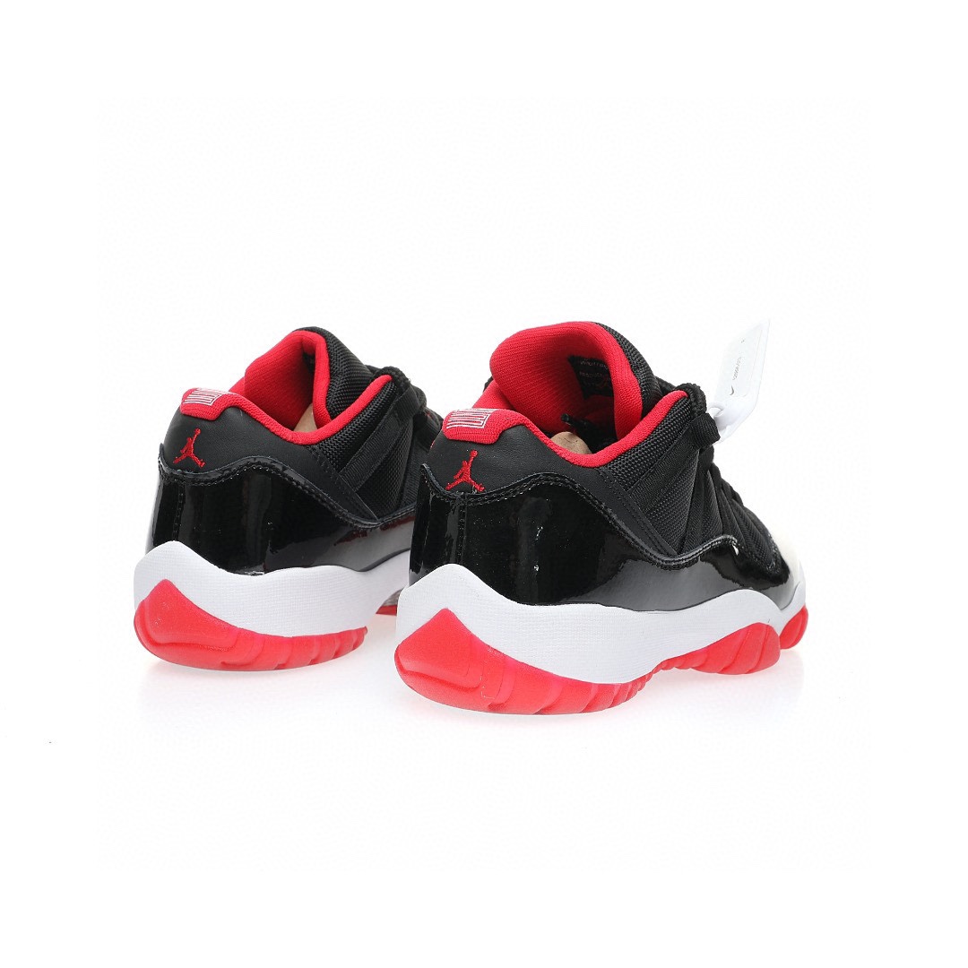 AJ11代邁克爾·喬丹低幫運動文化籃球鞋“黑紅2.0”