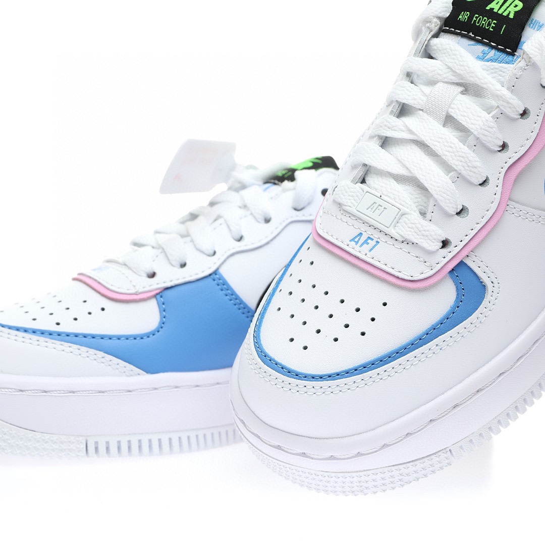 Air Force 1 「白黑北卡藍紫」