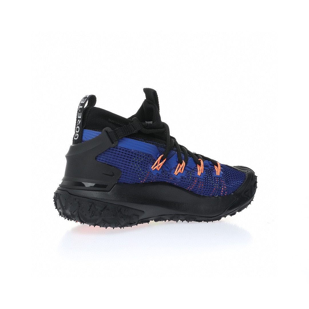 NIKE ACG Mountain Fly GTX SE Mid"Black/Royal Blue/Orange"ACG山脈2代系列中幫戶外登山越跑徒步休閒運動鞋「網布黑皇家藍橘」