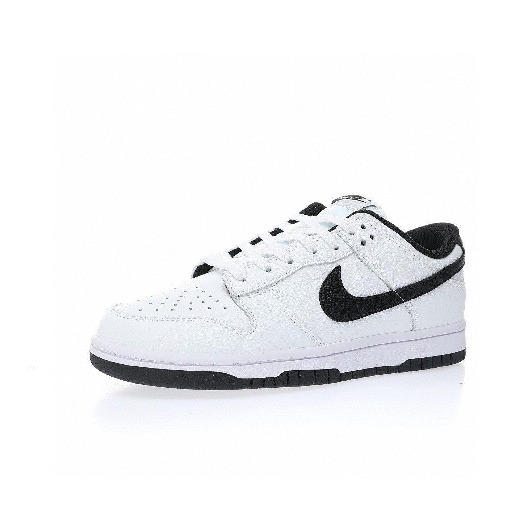 Dunk Low “皮革白黑反轉熊貓”