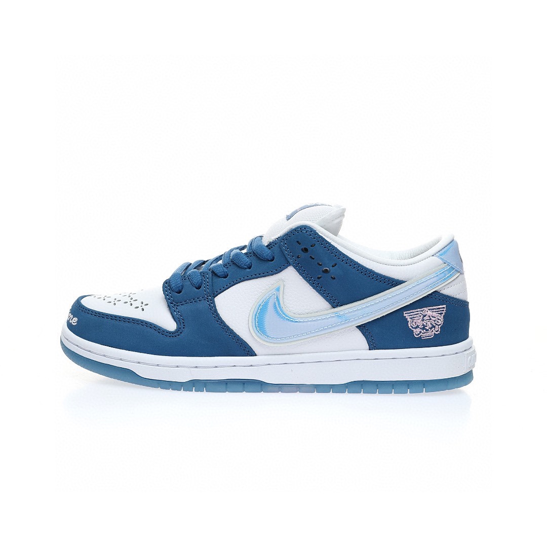 Dunk Low “白藍全息鐳射雪花衝孔”