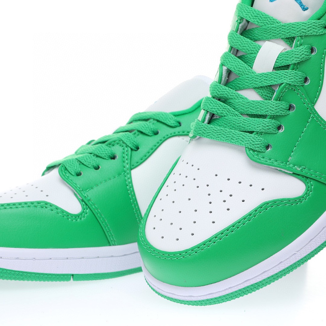 Nike Air Jordan 1 “幸運綠白藍鉤子”