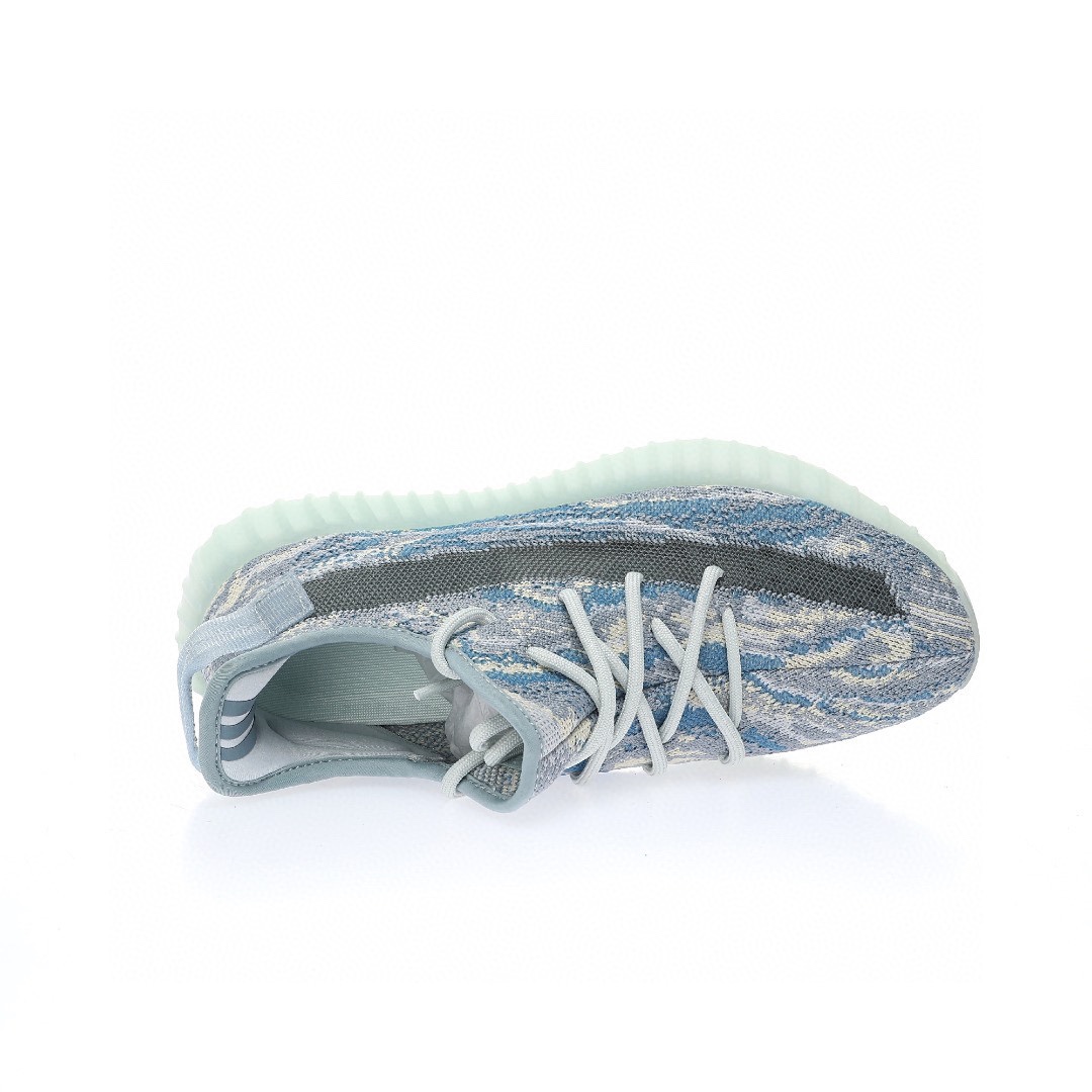 Kanye West x Adidas Yeezy Boost 350 V2"MX Blue 「藍灰暴龍大理石紋」