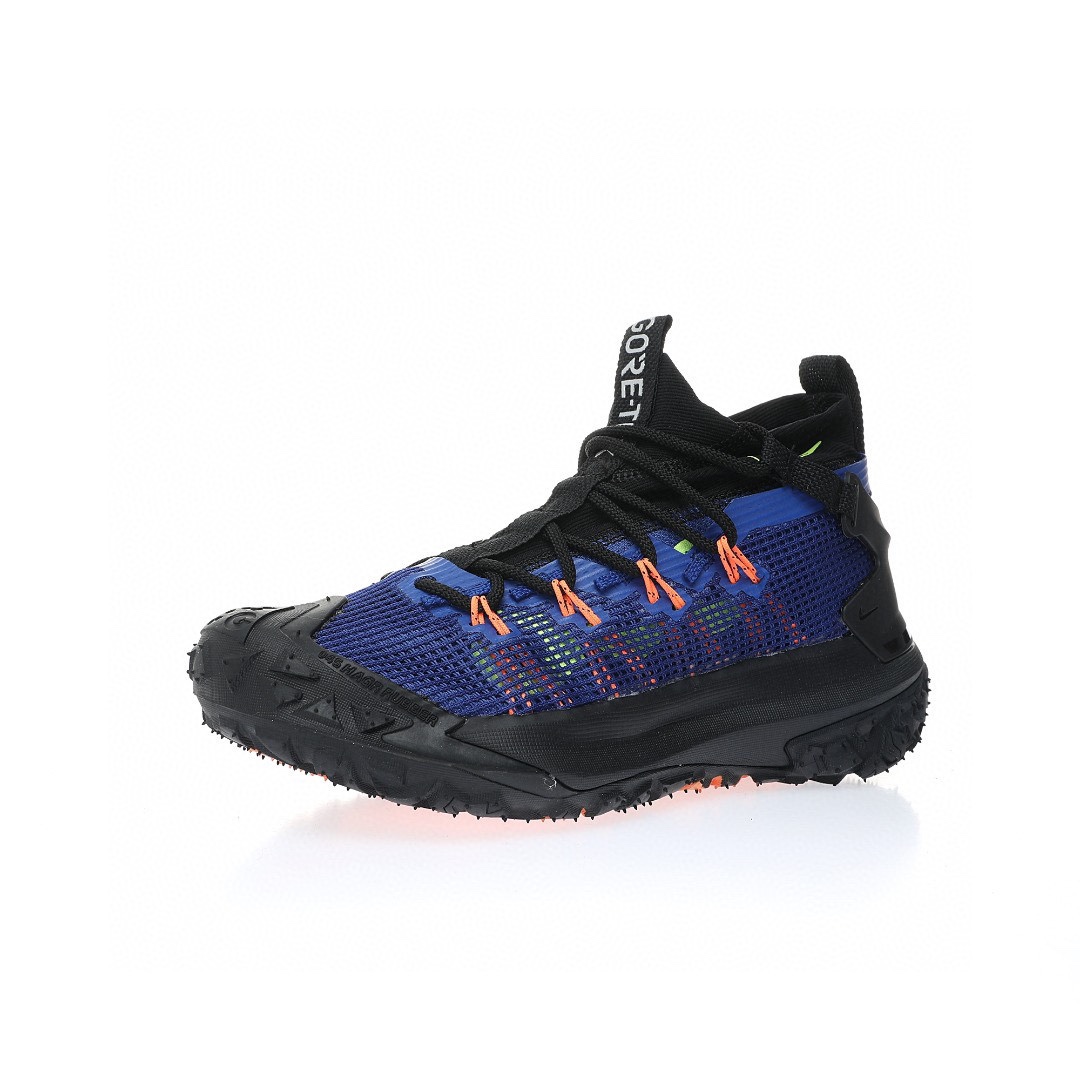 NIKE ACG Mountain Fly GTX SE Mid"Black/Royal Blue/Orange"ACG山脈2代系列中幫戶外登山越跑徒步休閒運動鞋「網布黑皇家藍橘」