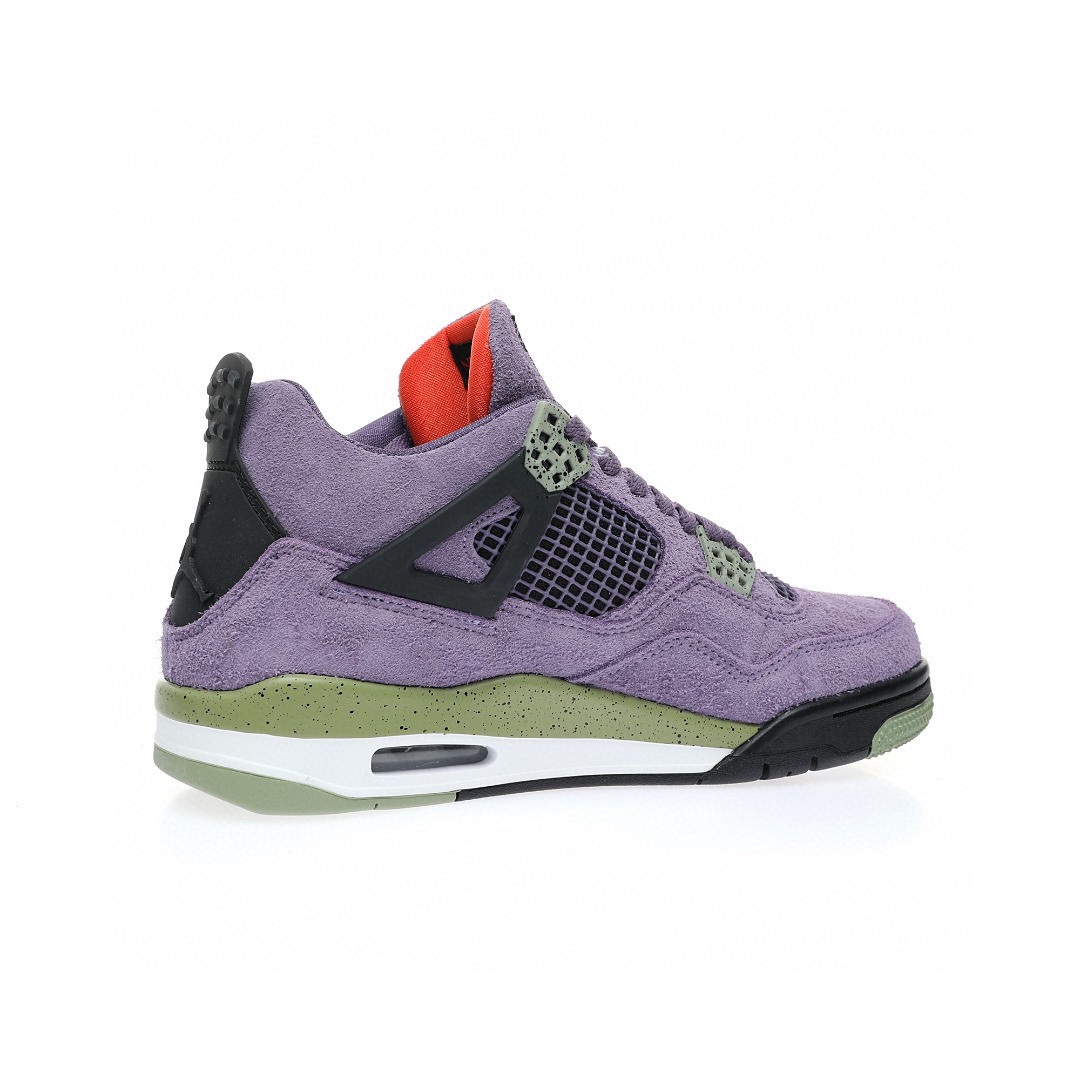 Nike Wmns Air Jordan 4 Retro"Canyon Purple"AJ4代麂皮紫小丑