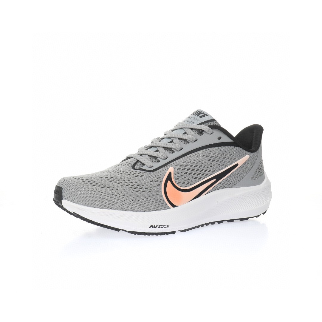 Nike Air Zoom Pegasus 39代超級飛馬渦輪增壓馬拉松休閒運動慢跑鞋「網織淺灰黑白」