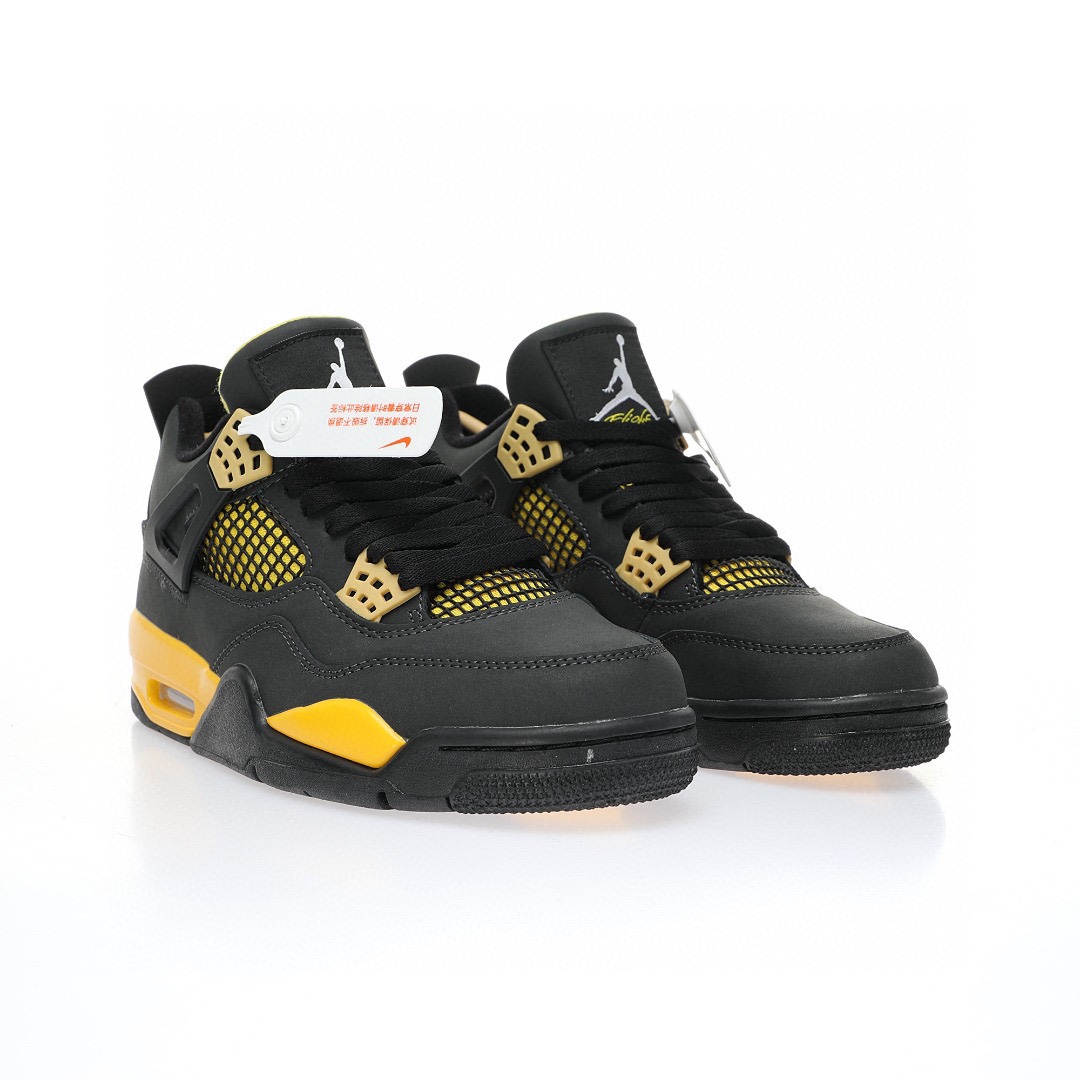Nike Air Jordan 4 Retro OG"Thunder OG黑黃雷公雷神