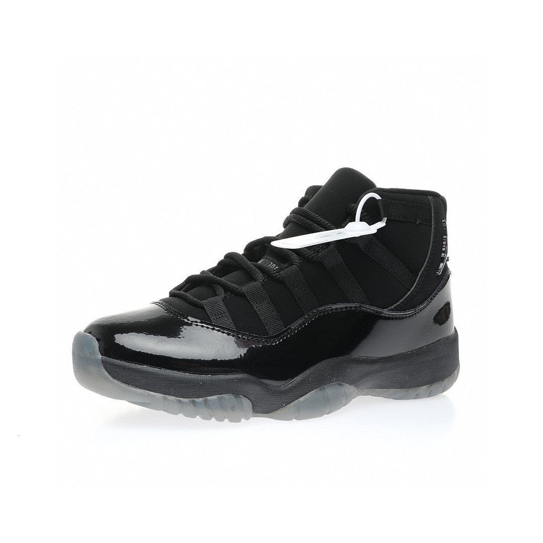 Nike Air Jordan 11 Retro High"Cap and Gown"AJ11代邁克爾·喬丹高幫運動文化籃球鞋“全黑麂皮黑武士伽馬藍”
