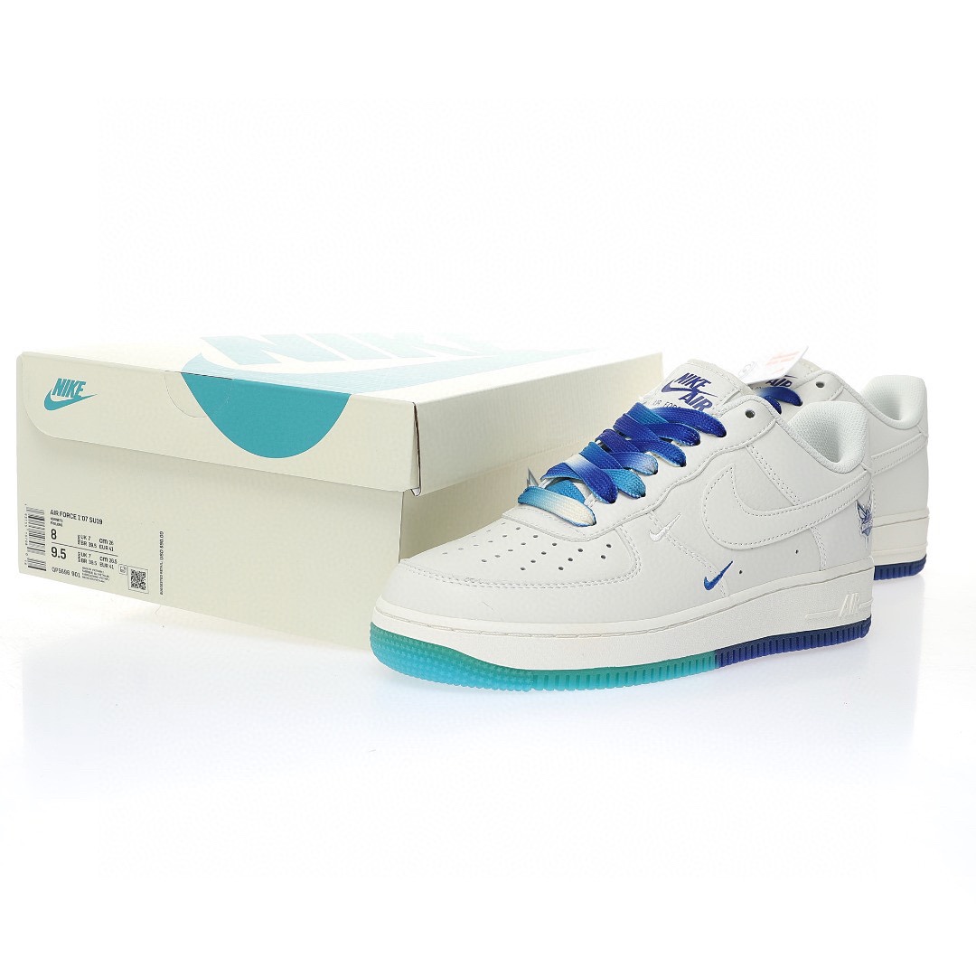 Nike Air Force 1 “黃蜂隊米白藍綠迷你雙鉤子”