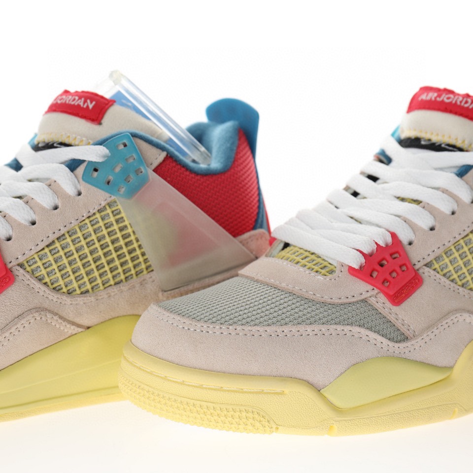 Union LA x Nike Air Jordan 4 Retro SP"Guava Ice"邁克爾·喬丹AJ4代中幫復古休閒運動文化籃球鞋「騎士南海岸粉」