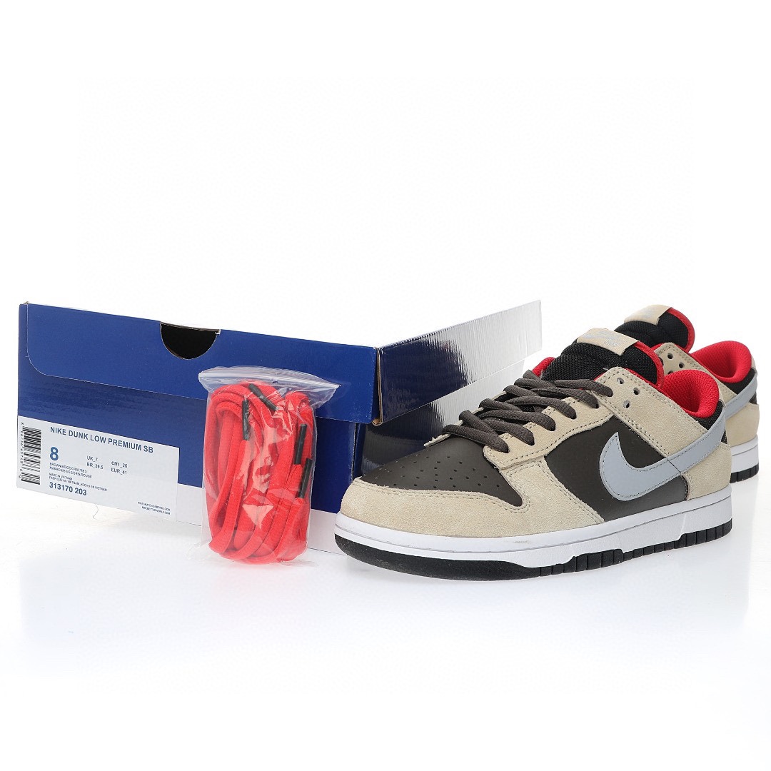 Dunk Low “亞麻黃暗棕巧克力”