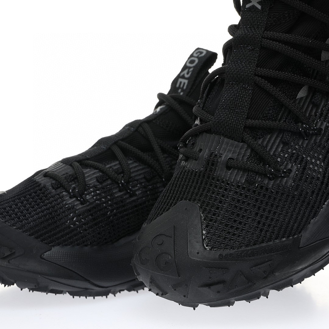 NIKE ACG Mountain Fly GTX SE Mid"All Black"ACG山脈2代系列中幫戶外登山越跑徒步休閒運動鞋「網布全黑武士」