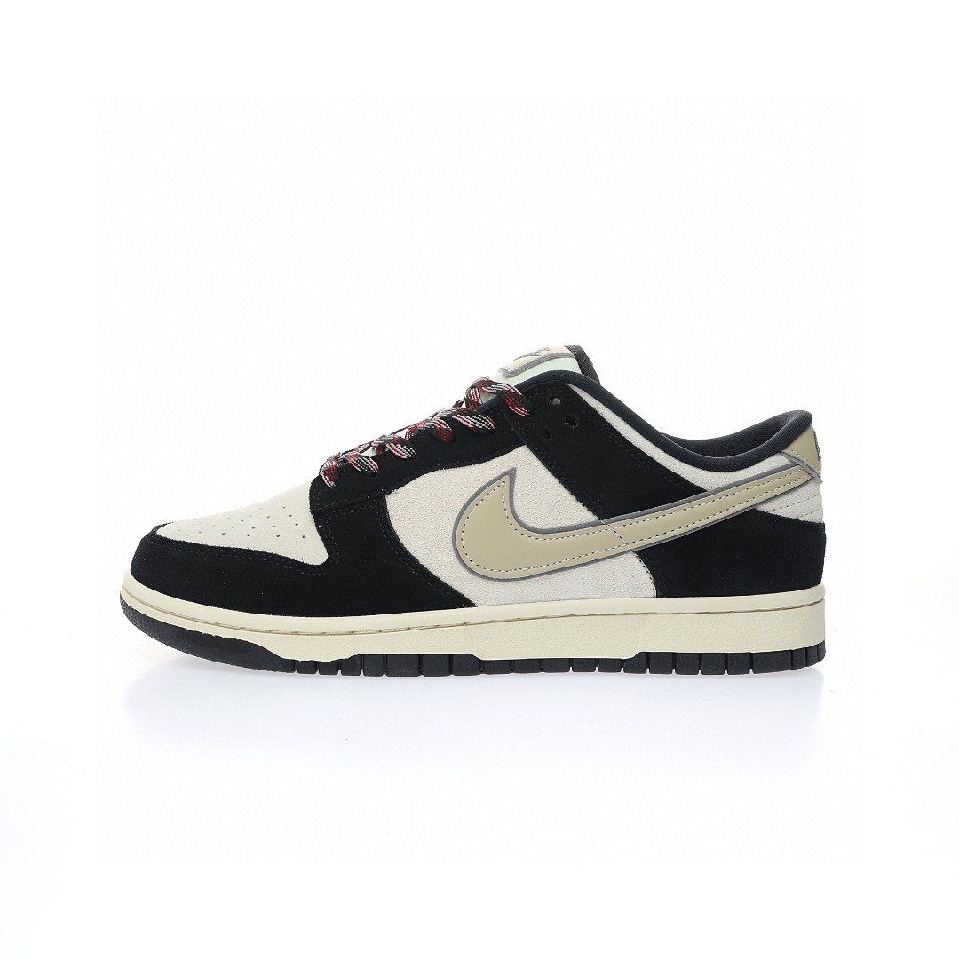 Dunk Low “翻毛黑骨白”