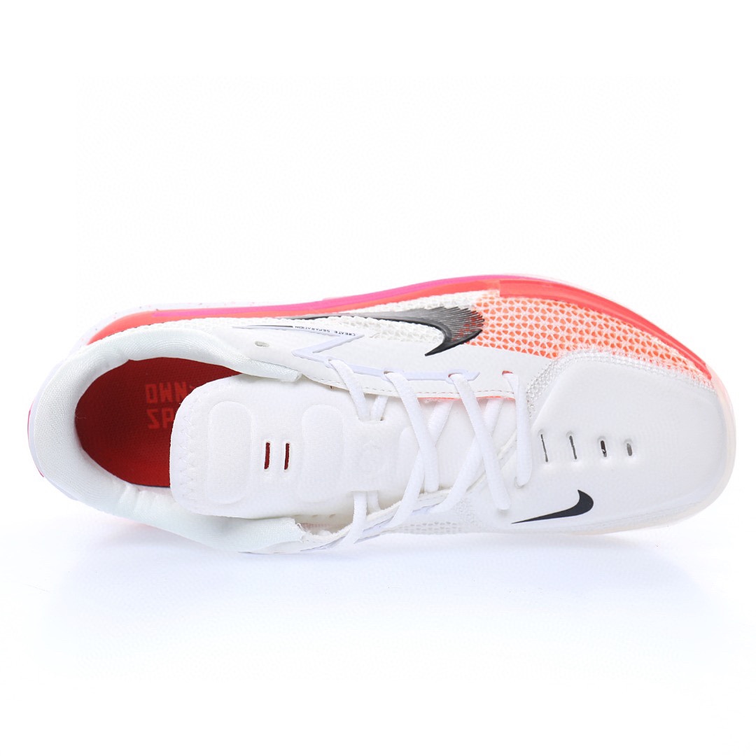 GT Cut EP"White Crimson"超跑級低幫休閒運動籃球鞋「白黑螢光紅粉」