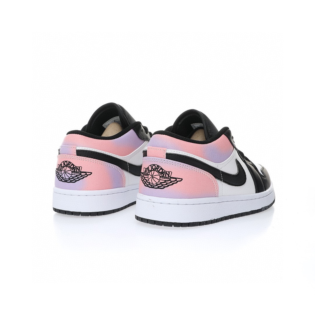Nike Air Jordan 1 “白黑紫粉扎染”