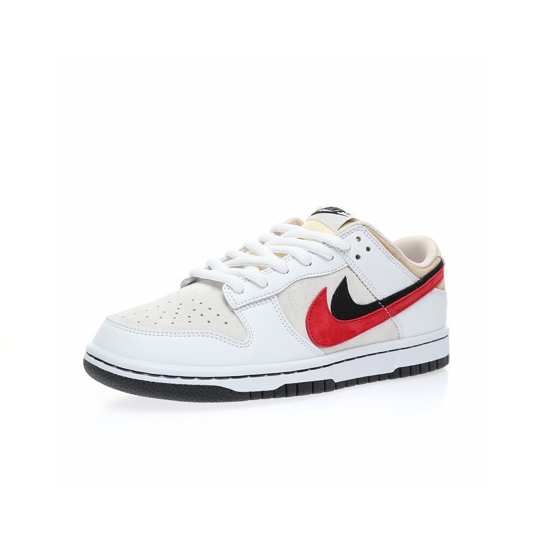 Dunk Low “白棕黑紅雙鉤”