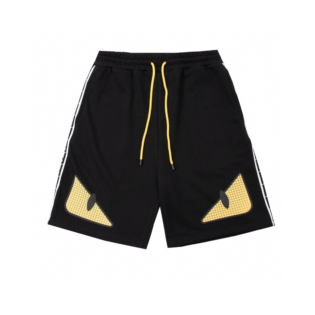 FEND23春夏新款 經典串標怪獸眼睛印花短褲