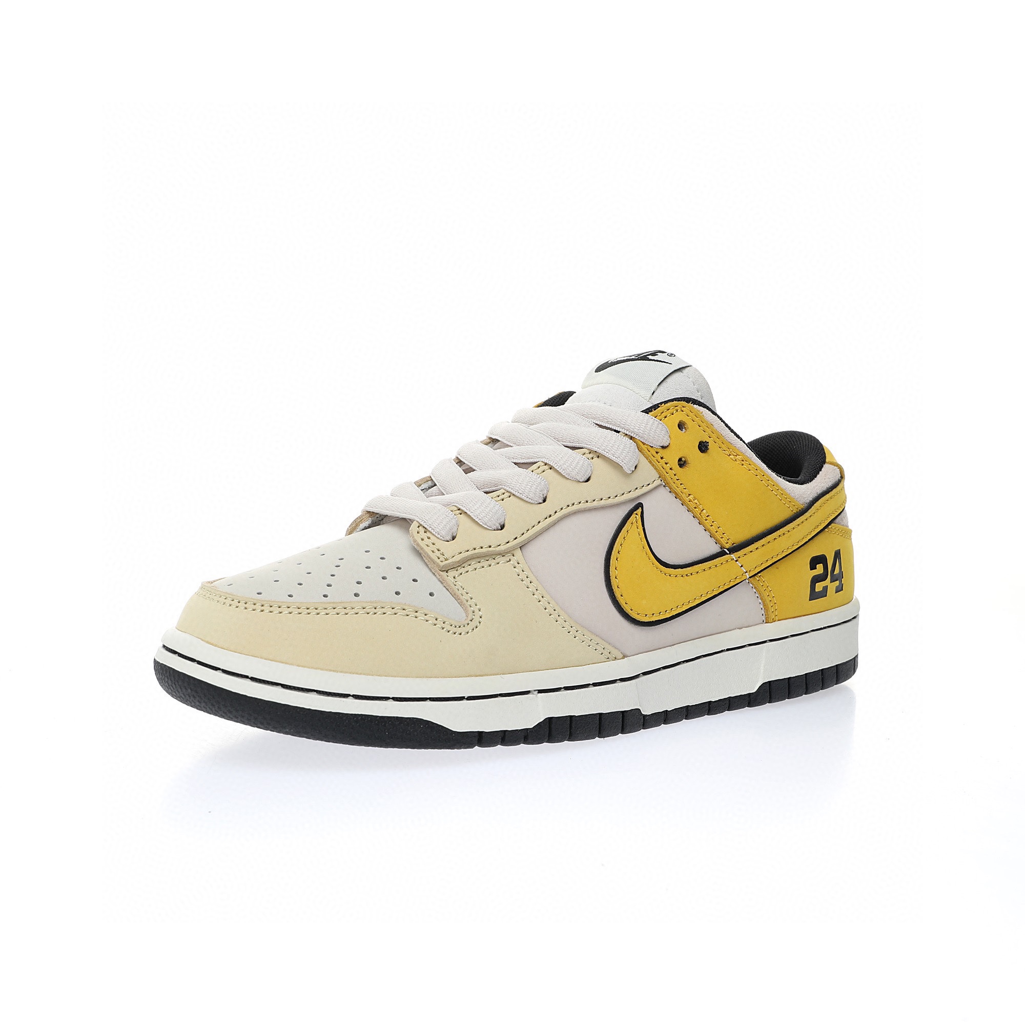 Dunk Low “亮黃米白黑”