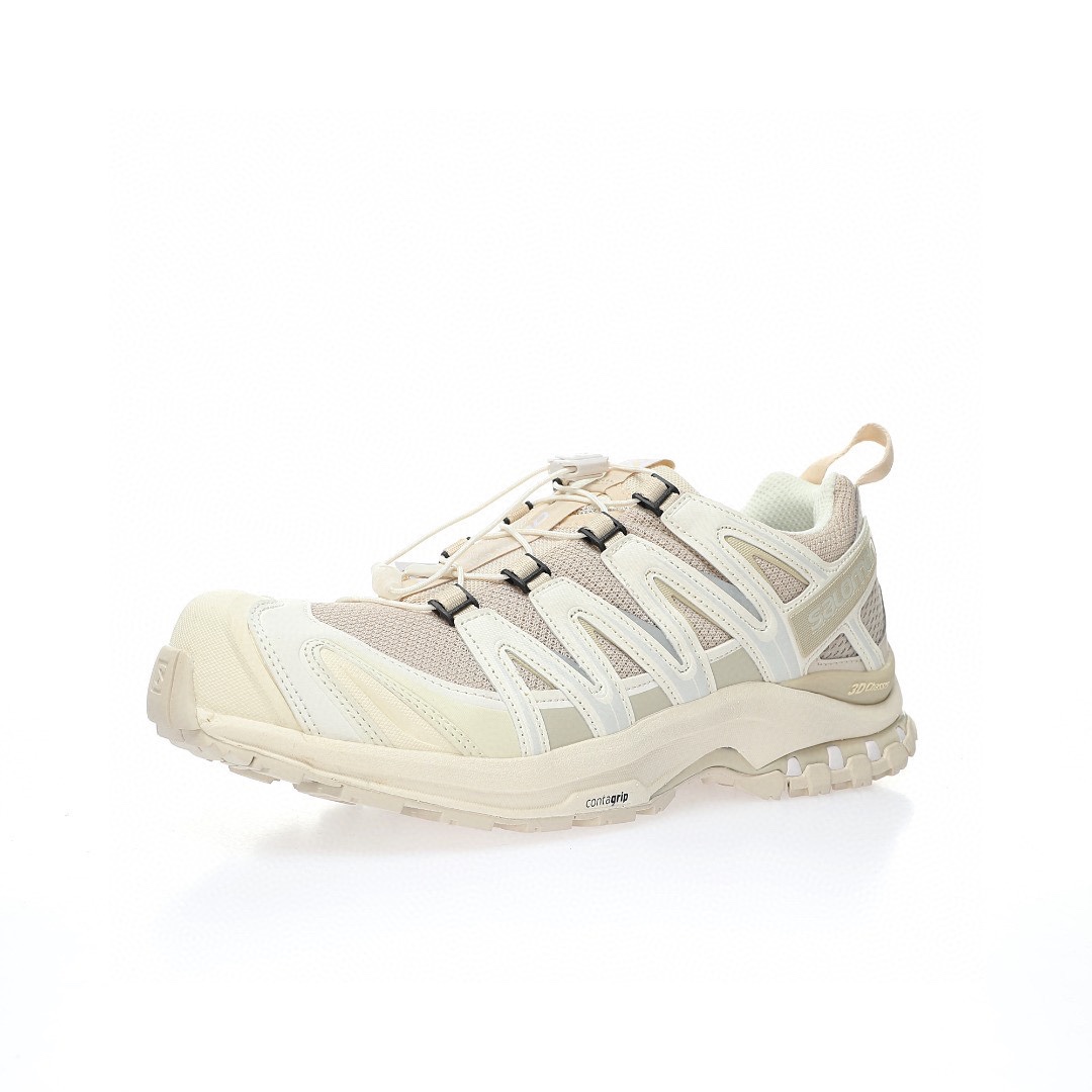 Salomon XA Pro 3D GTX"Rainy Day/Vanilla Ic"XA專業型系列潮流越野機能戶外休閒運動跑步鞋「米白香草」