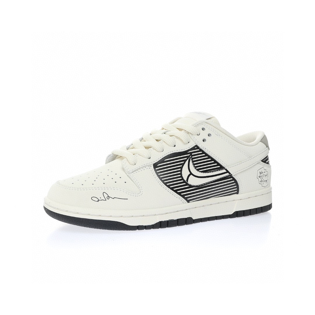 Dunk Low “皮革奶白黑皮卡丘塗鴉”