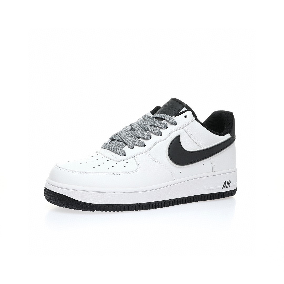 Nike Air Force 1 “皮革白黑天使反光鉤子”