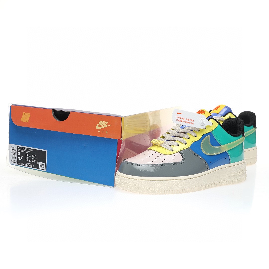 Nike Air Force 1 “聯名拼色灰藍綠”