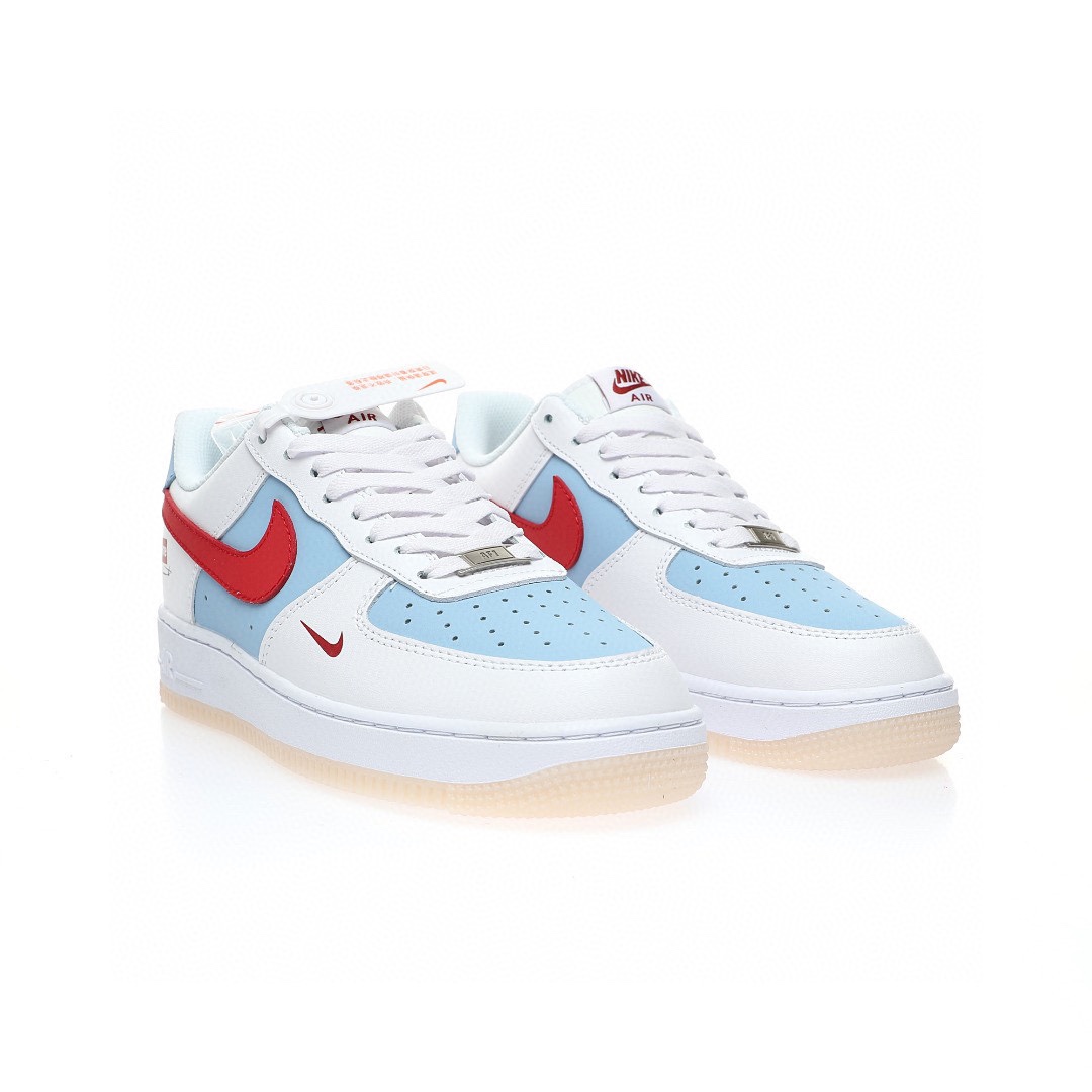 Nike Air Force 1 “皮革白天藍紅Sup”