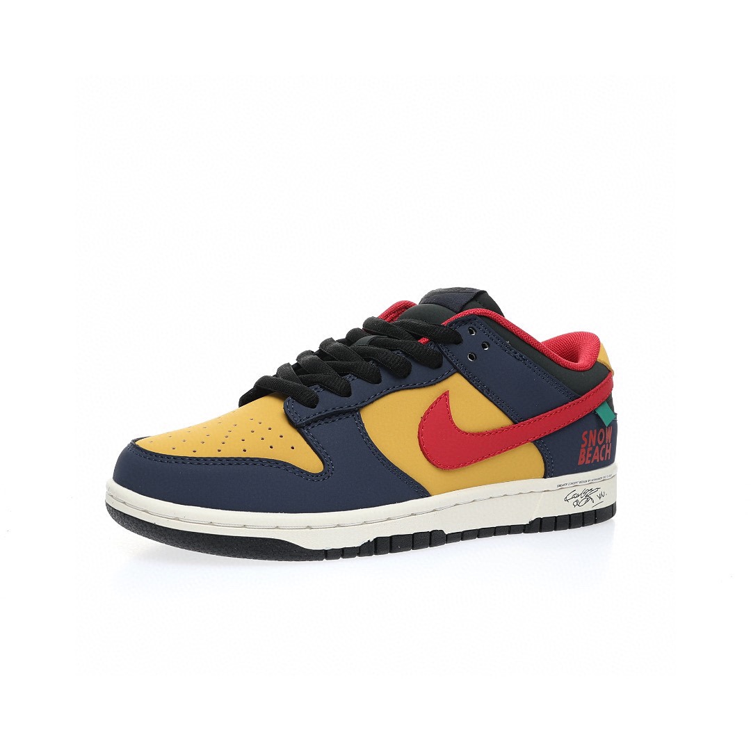 Dunk Low “午夜藍黃紅”