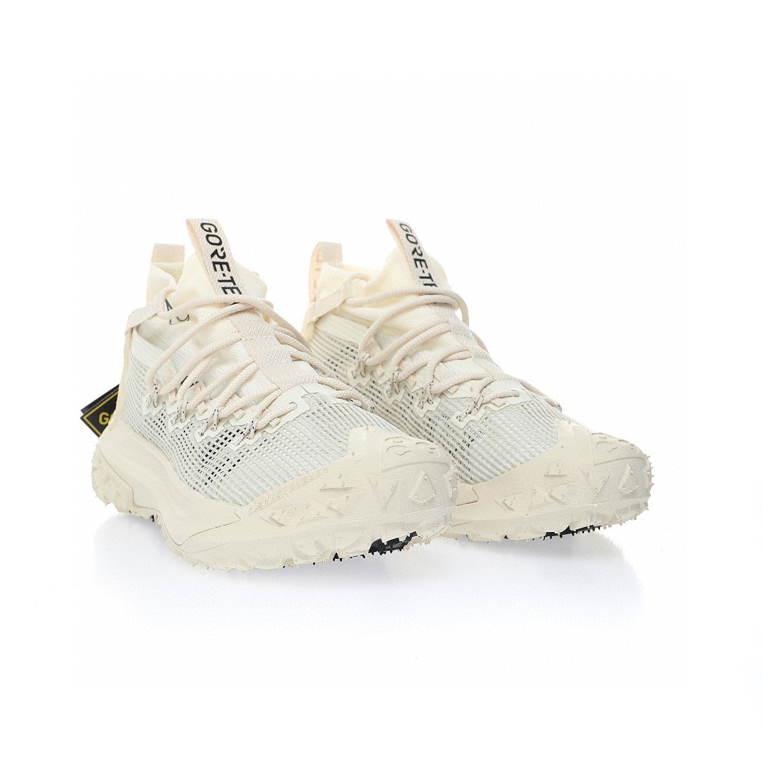 NIKE ACG Mountain Fly GTX SE Mid"Milky White/Black"ACG山脈2代系列中幫戶外登山越跑徒步休閒運動鞋「網布奶白黑」