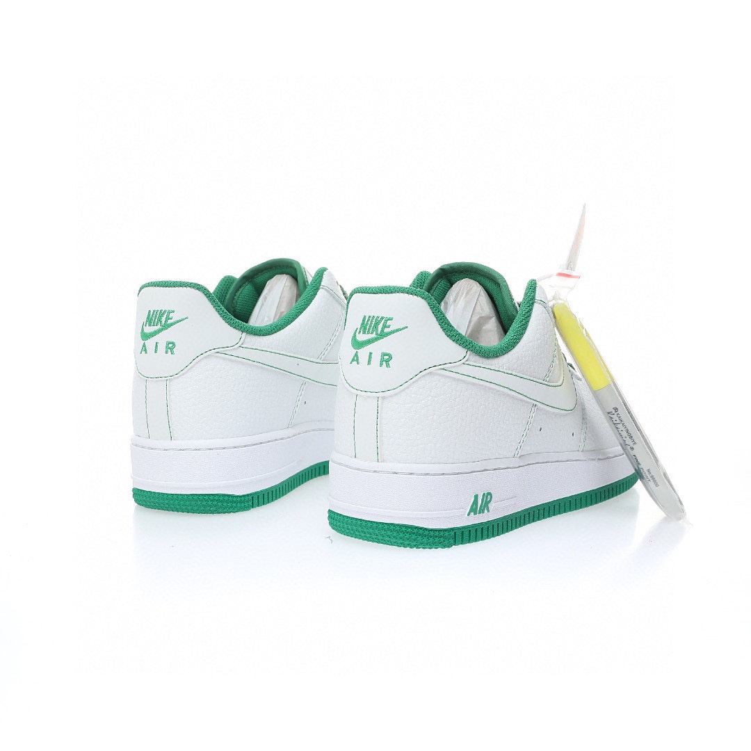 Nike Air Force 1 “皮革白深綠3M天使反光”