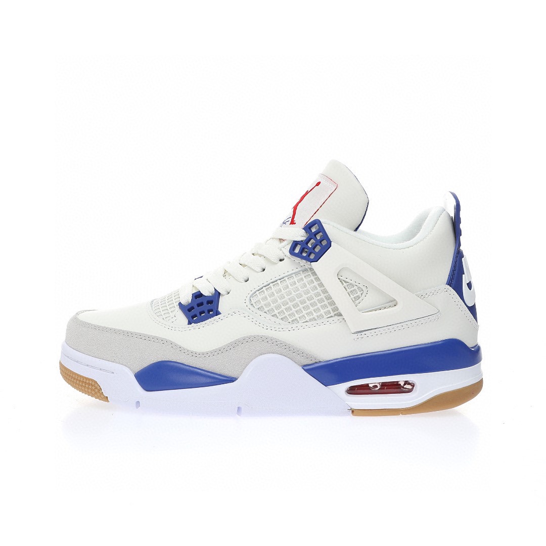 Nike SB x Air Jordan 4 Retro SP"Blue Sapphire 聯名白藍生膠
