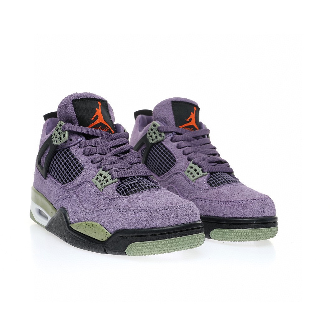 Nike Wmns Air Jordan 4 Retro"Canyon Purple"AJ4代麂皮紫小丑