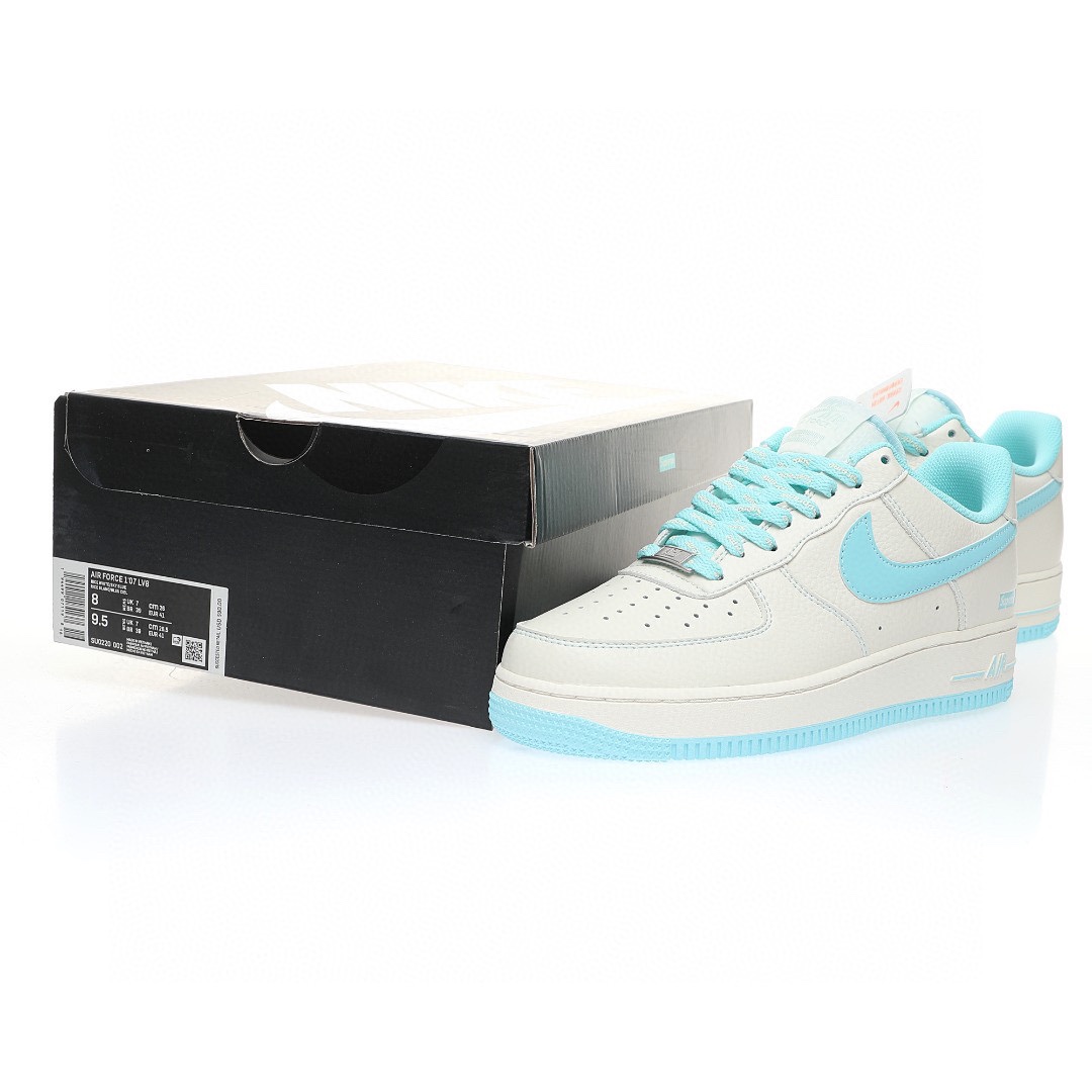 Nike Air Force 1 「荔枝皮米白月藍Sup」