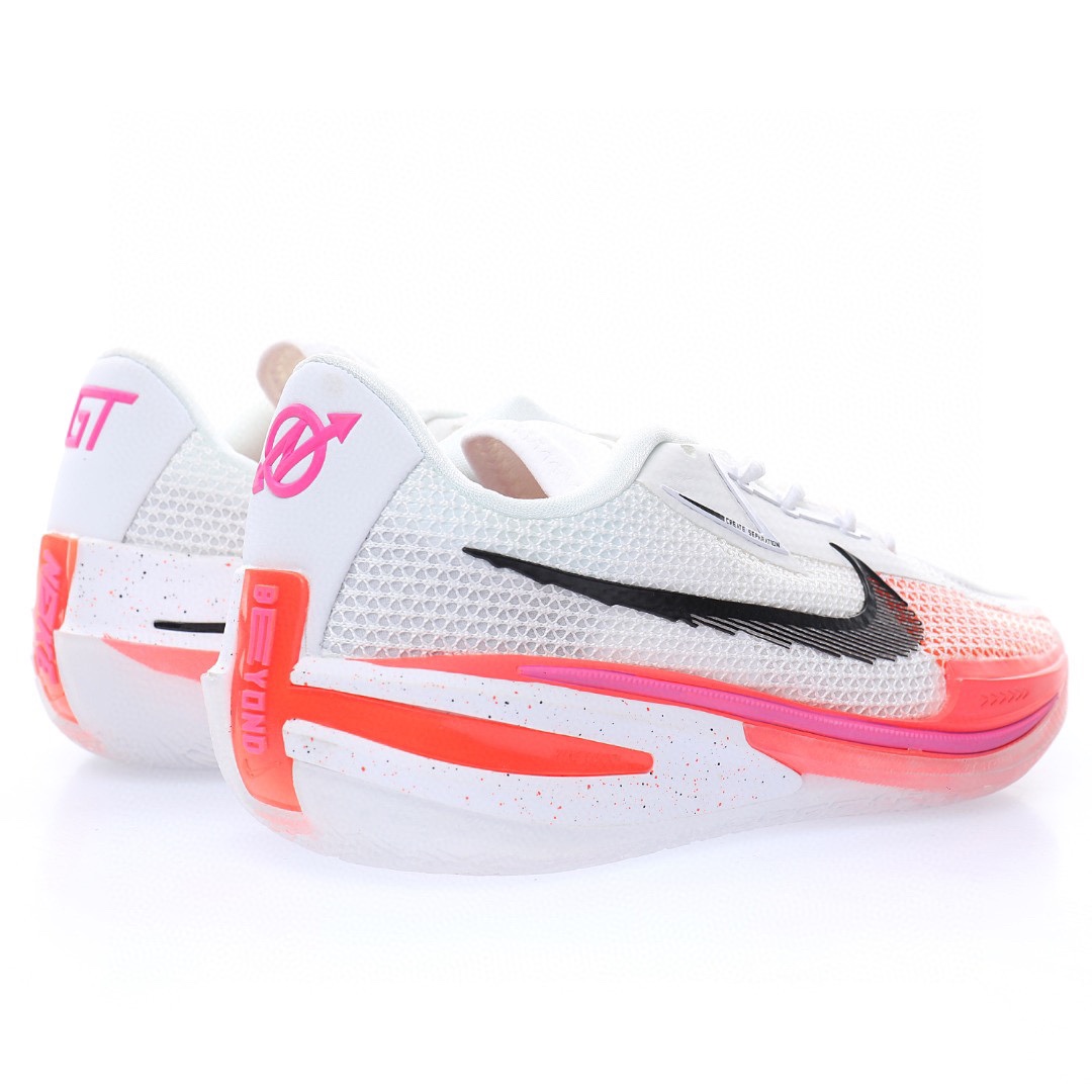 GT Cut EP"White Crimson"超跑級低幫休閒運動籃球鞋「白黑螢光紅粉」