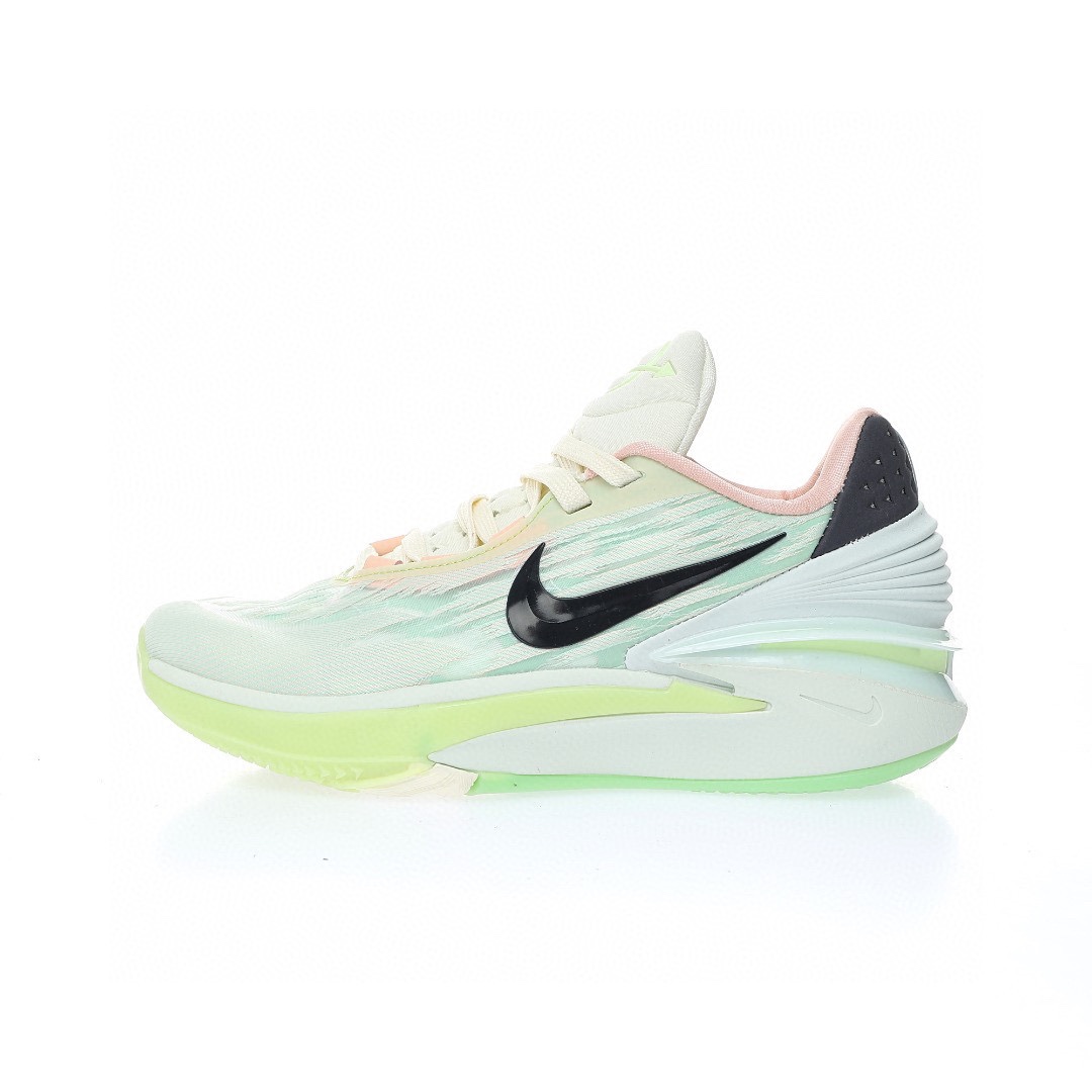 Nike Air Zoom GT Cut 2 EP"Barely Green"超跑級2代低幫休閒運動籃球鞋「淺綠橘黑」