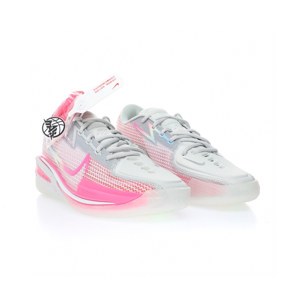 GT Cut"Think Pink Grey"超跑級輕量低幫休閒運動籃球鞋「乳腺癌淺灰騷粉」